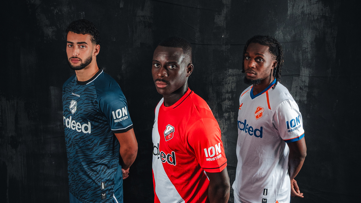 FC Utrecht verwelkomt ION INDUSTRIES als Official Shirt Partner