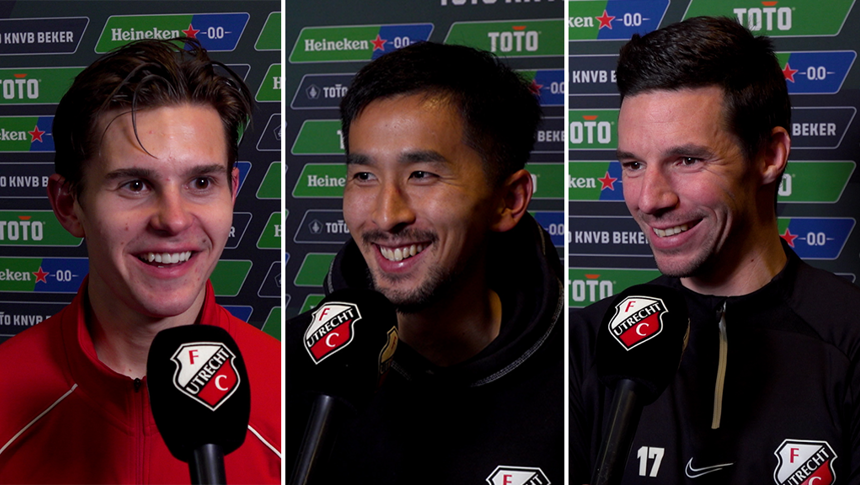AZ - FC Utrecht | Reacties van Viergever, Jensen & Maeda