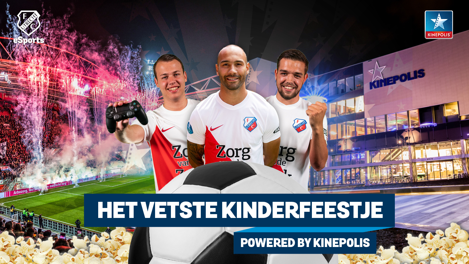 FC Utrecht organiseert Het Vetste Kinderfeestje, Powered by Kinepolis
