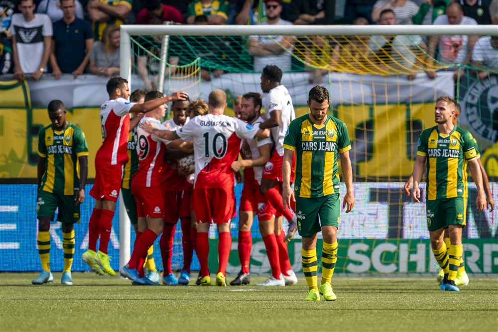 Veerkracht resulteert in driepunter