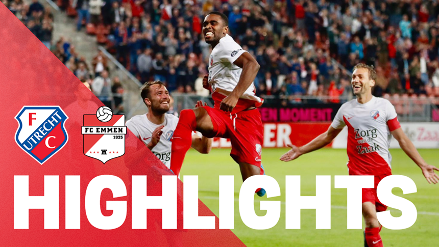 HIGHLIGHTS | FC Utrecht - FC Emmen