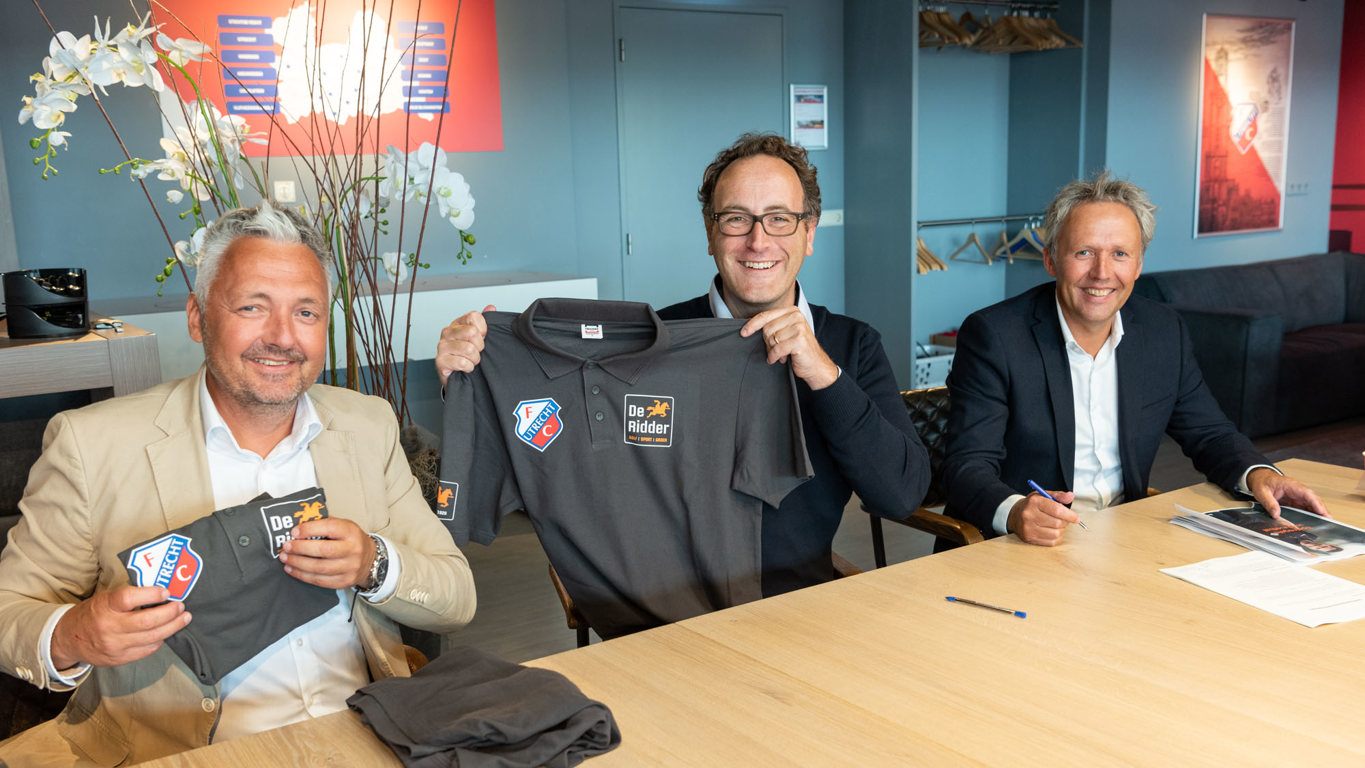 FC Utrecht en De Ridder BV verlengen samenwerking