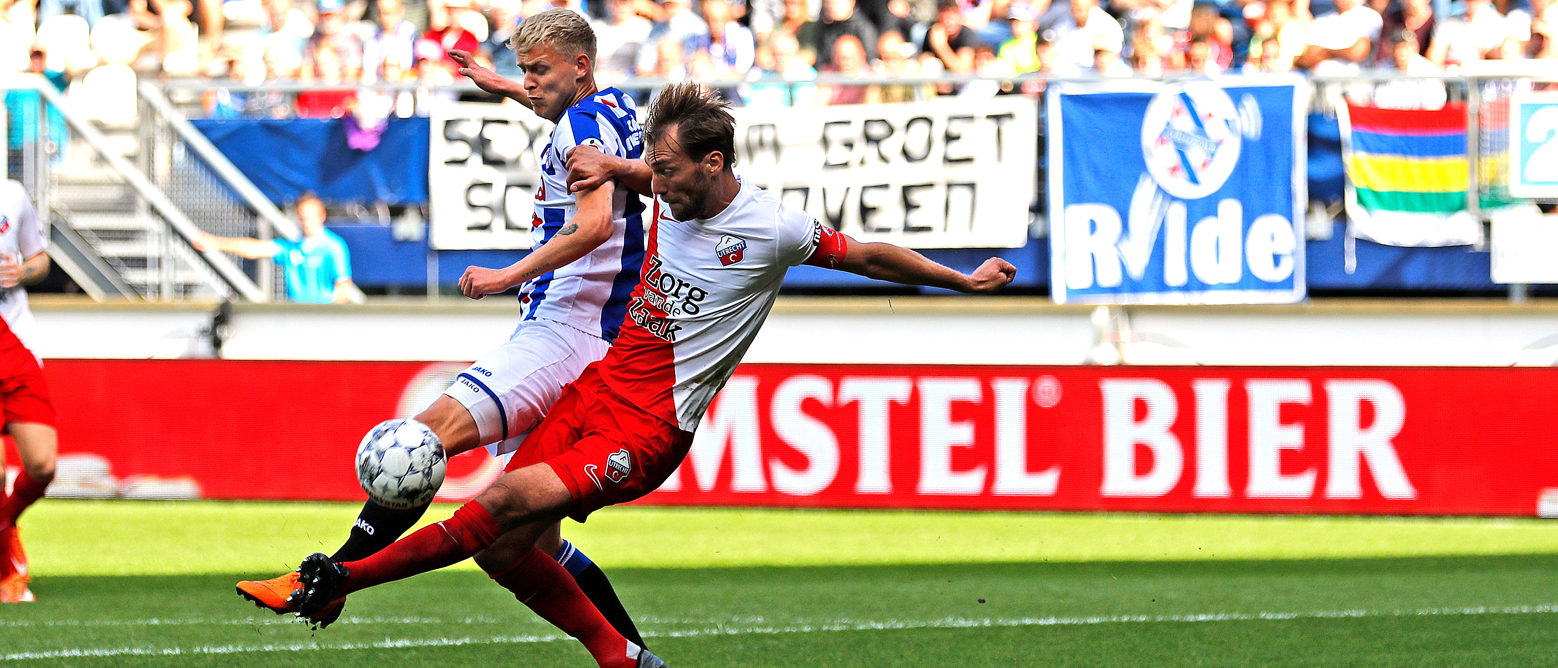 Puntendeling in Abe Lenstra Stadion