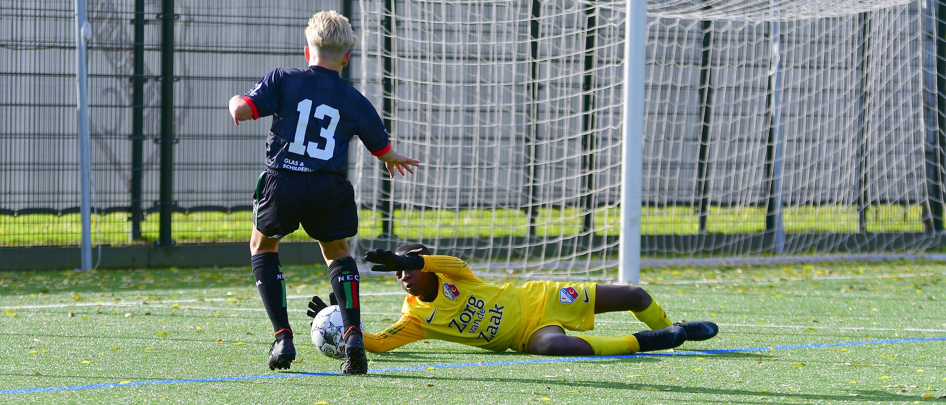 Zure nederlaag voor FC Utrecht O13 in Nijmegen
