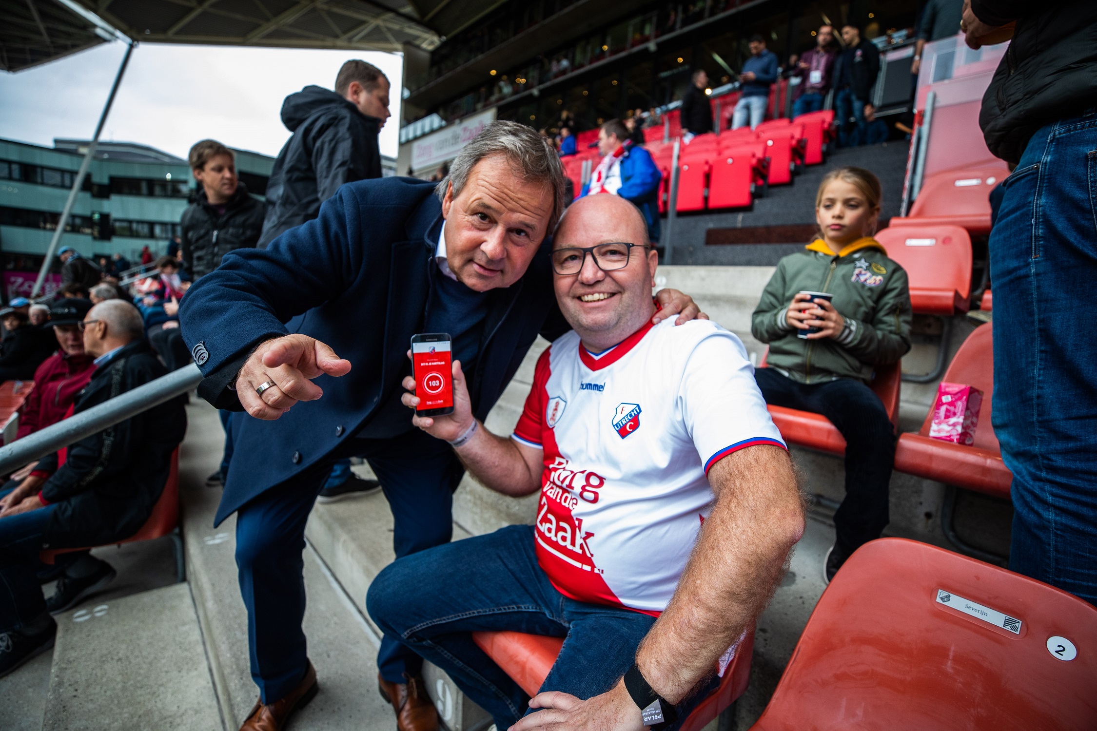 Stress- en spanningstest tijdens FC Utrecht-Fortuna Sittard
