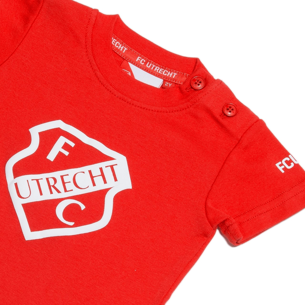 FC Utrecht T-shirt Rood Logo Baby