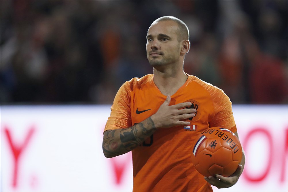 Stadion Galgenwaard decor van testimonial Wesley Sneijder