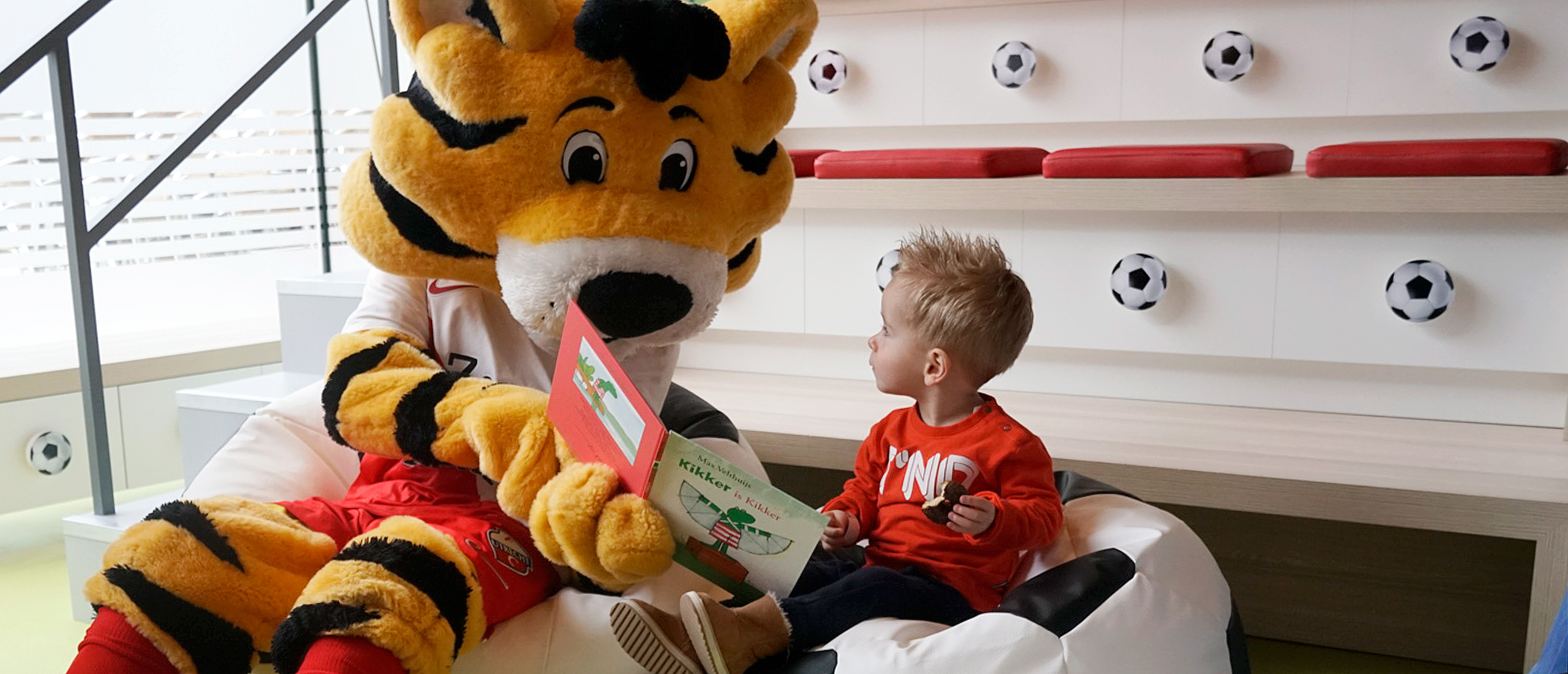 Valentijnsverrassing voor kinderen in Wilhelmina Kinderziekenhuis