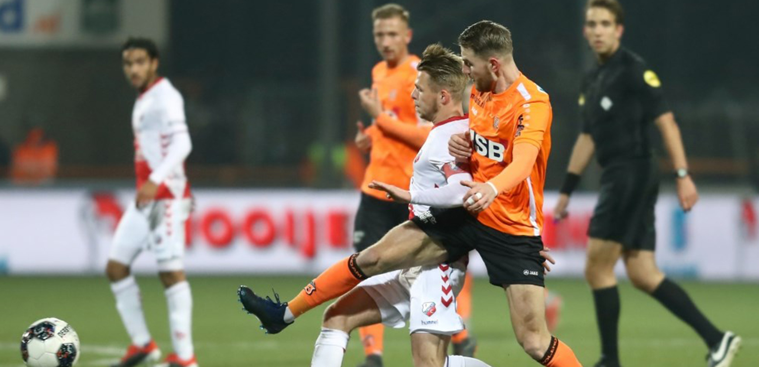 Jong FC Utrecht verliest van FC Volendam