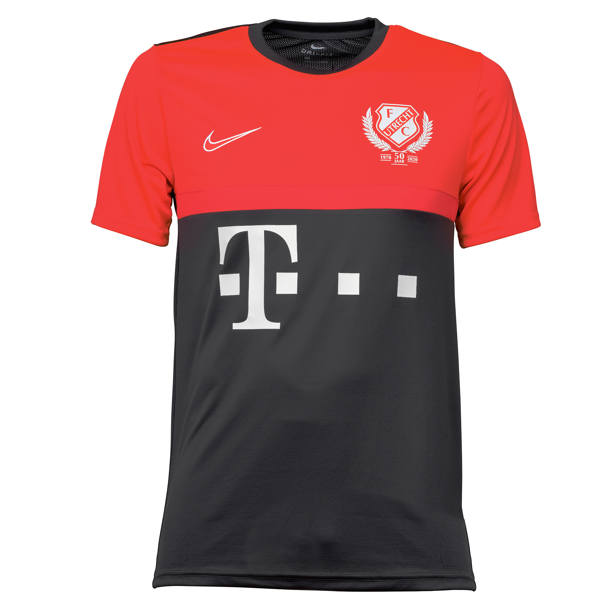 FC Utrecht Trainingsshirt Kids 20/21 Rood/Grijs