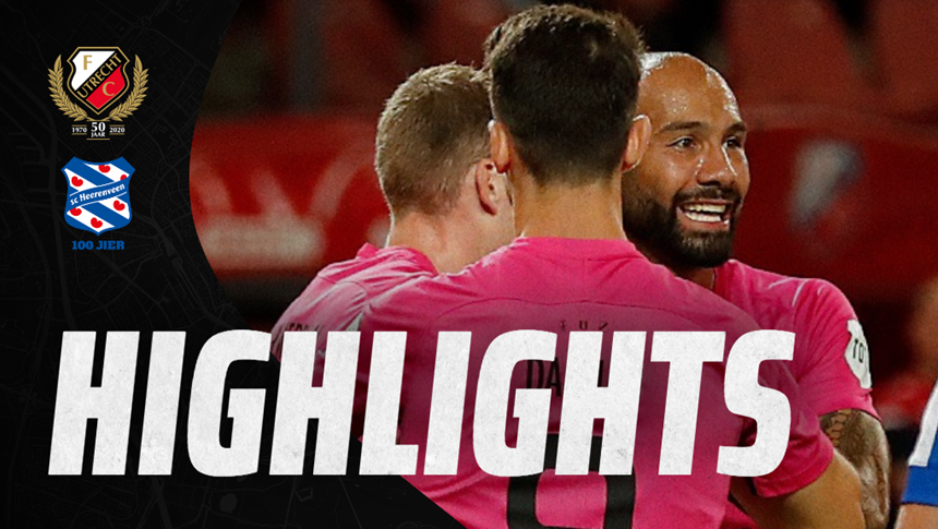 HIGHLIGHTS | FC Utrecht op schot tegen sc Heerenveen