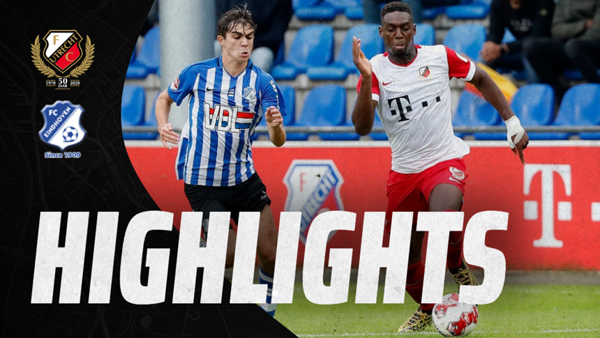 HIGHLIGHTS | Nipte nederlaag Jong FC Utrecht tegen FC Eindhoven