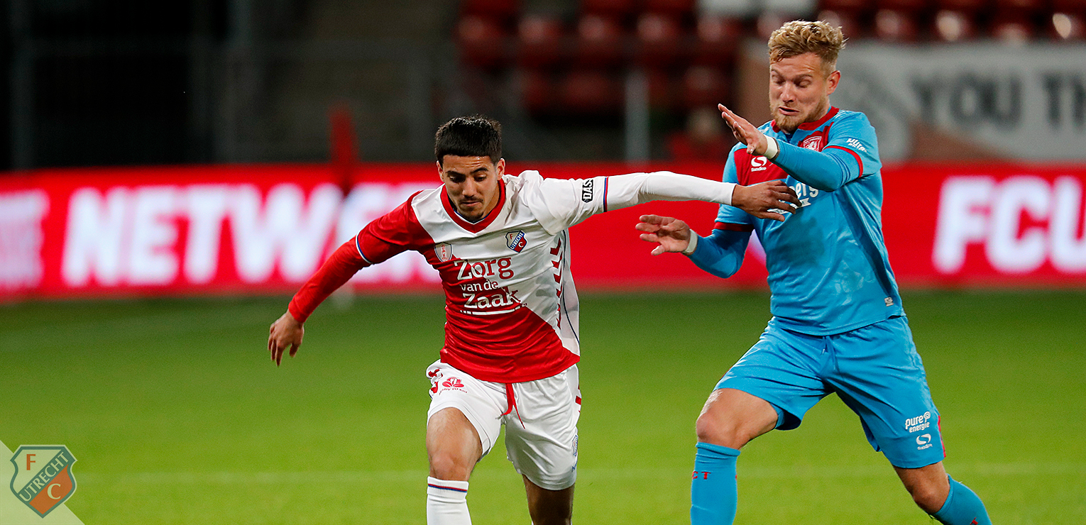 Jong FC Utrecht in Grolsch Veste tegen FC Twente 