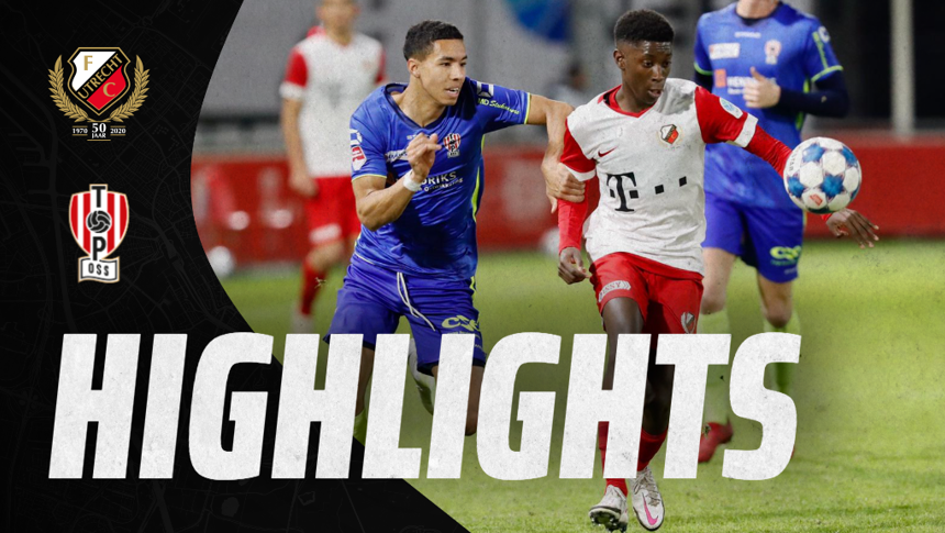 HIGHLIGHTS | Penalty doet Jong FC Utrecht de das om