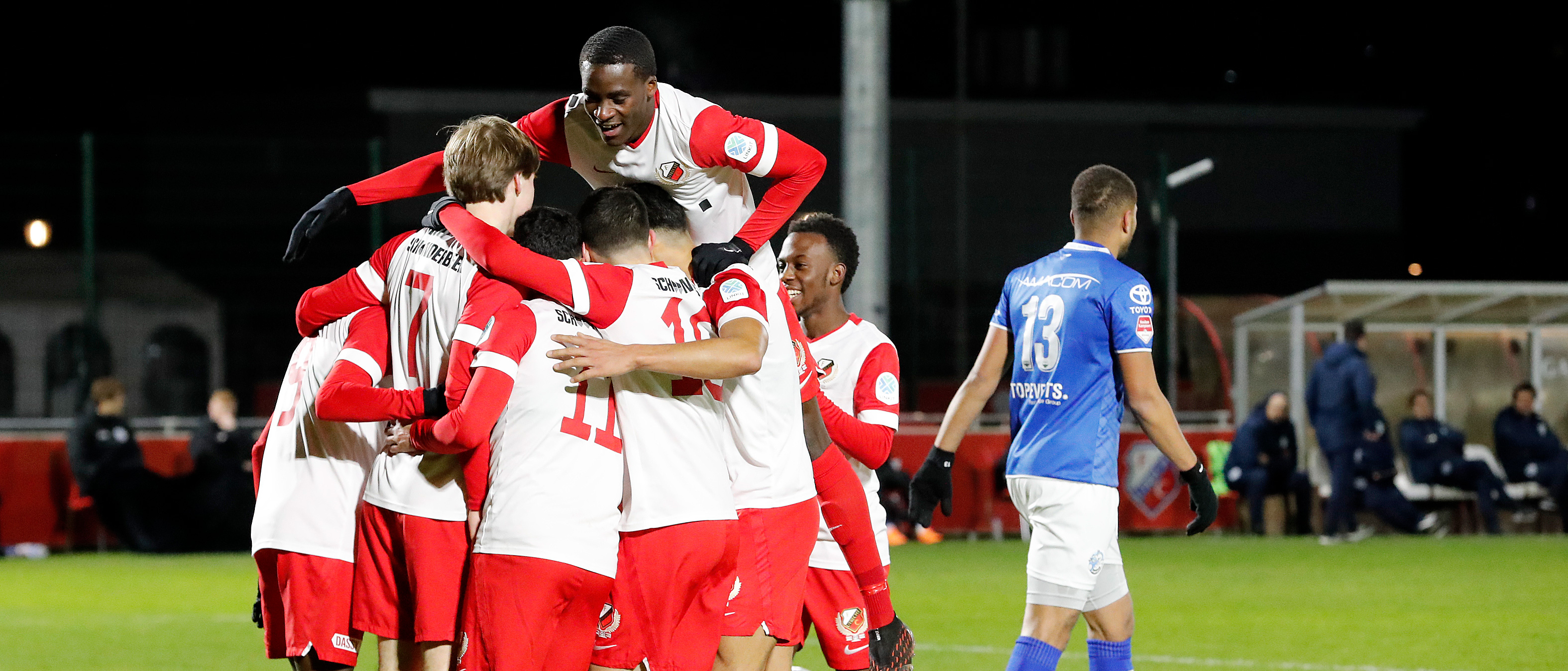 Jong FC Utrecht begint jaar met overwinning