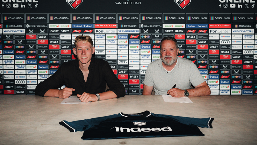 Tom Wellerdieck tekent eerste profcontract