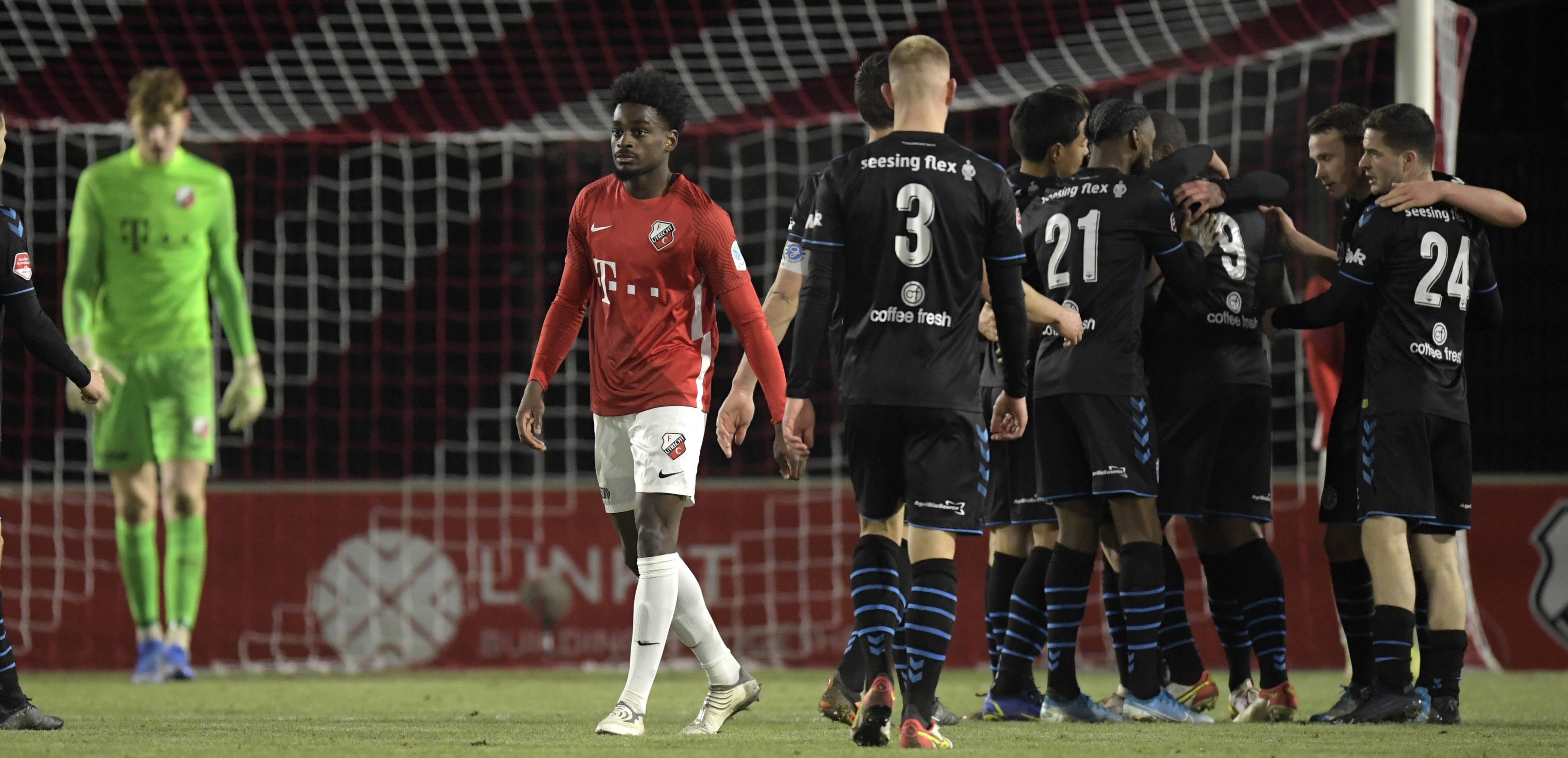 Jong FC Utrecht verliest laatste pot van 2021