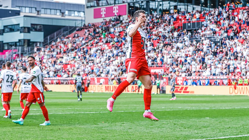 FC Utrecht scoort driepunter op slotspeeldag