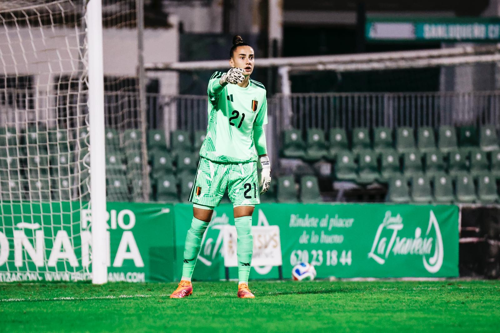 Femke Bastiaen maakt debuut in nationale elftal van België