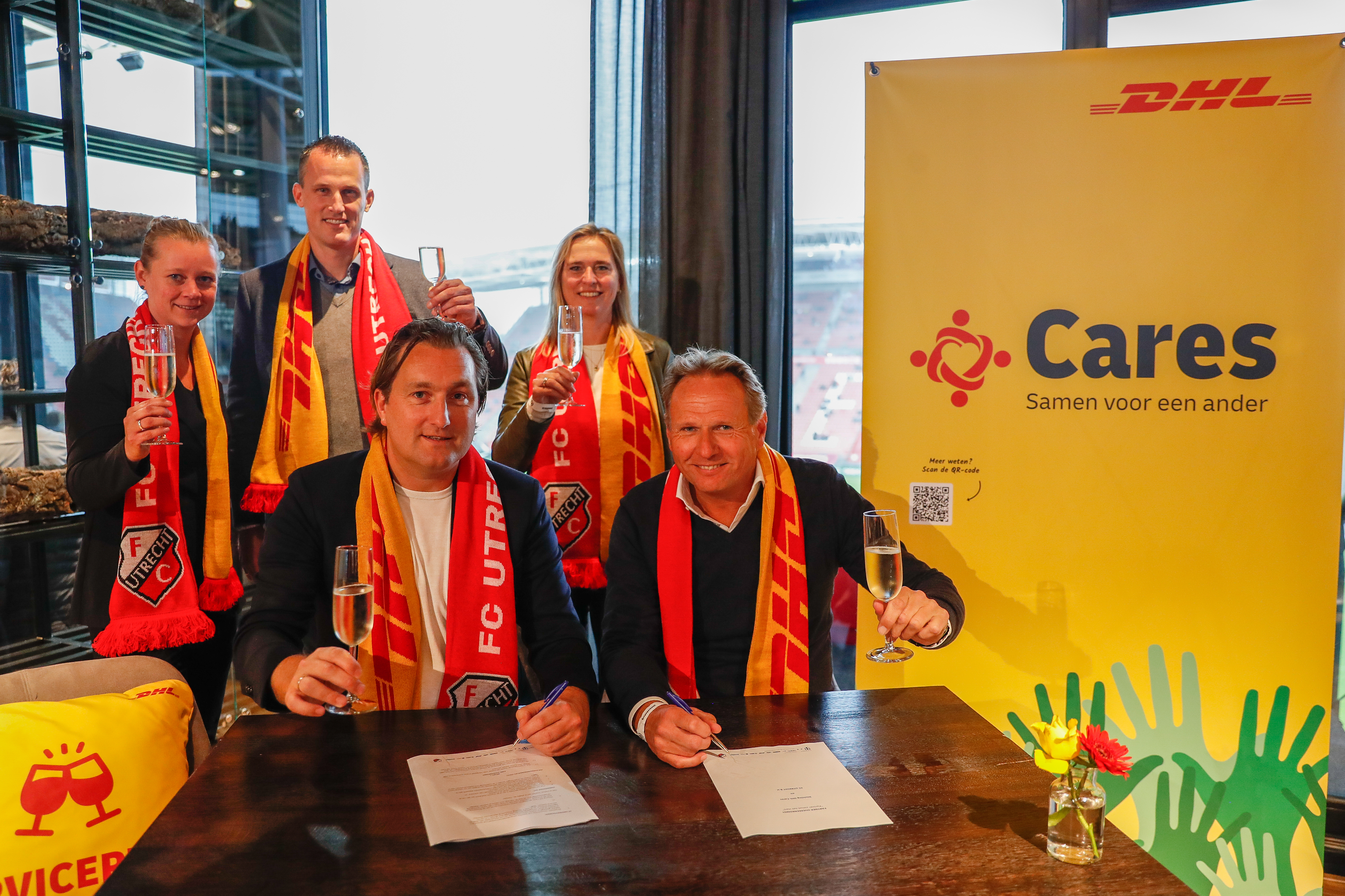 FC Utrecht en DHL verlengen samenwerking