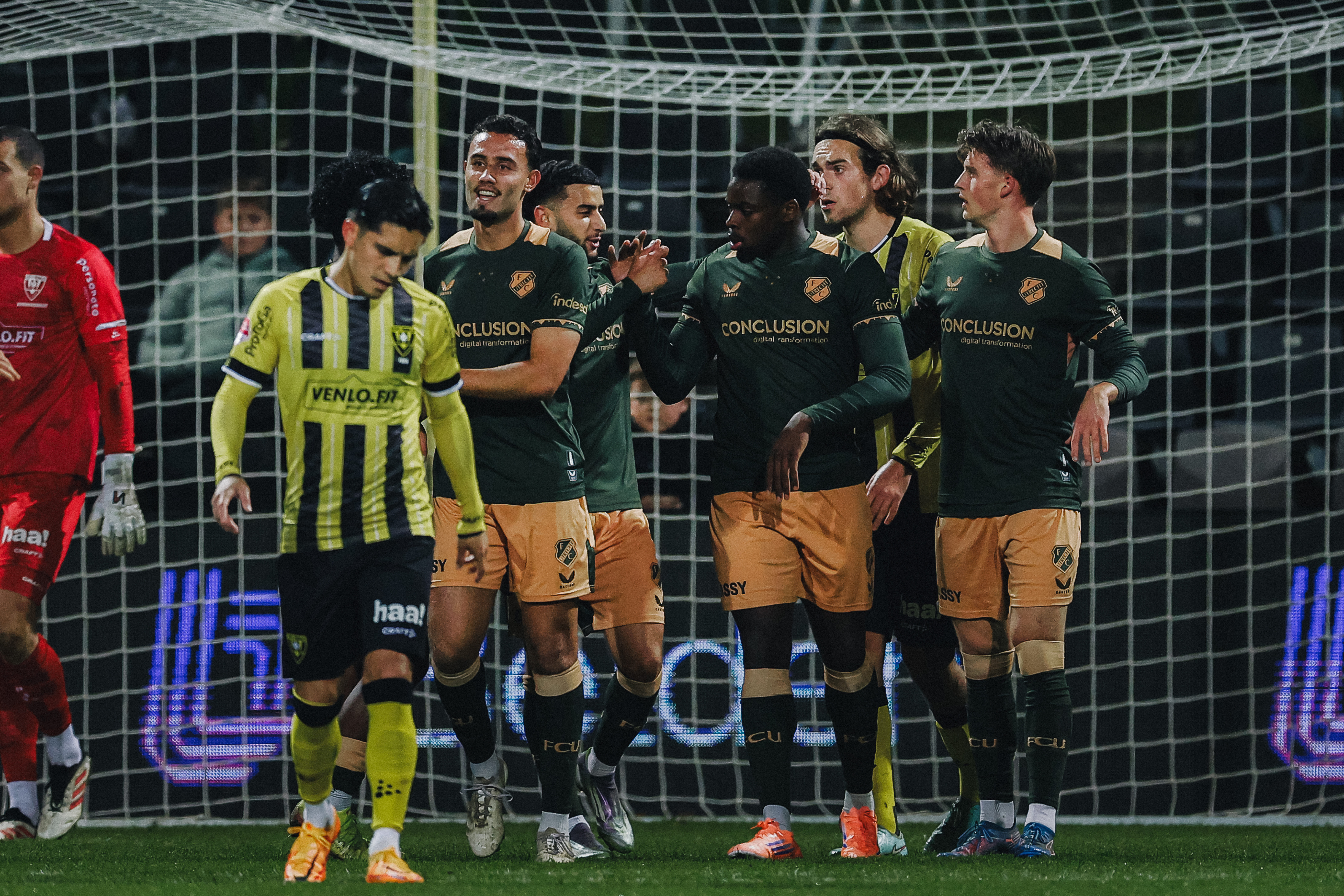 Jong FC Utrecht boekt knappe zege bij VVV-Venlo