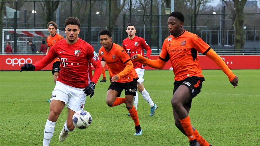 HIGHLIGHTS | Jong FC Utrecht spart met beloftenploeg FC Volendam