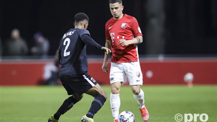 Jong FC Utrecht verliest van Jong AZ