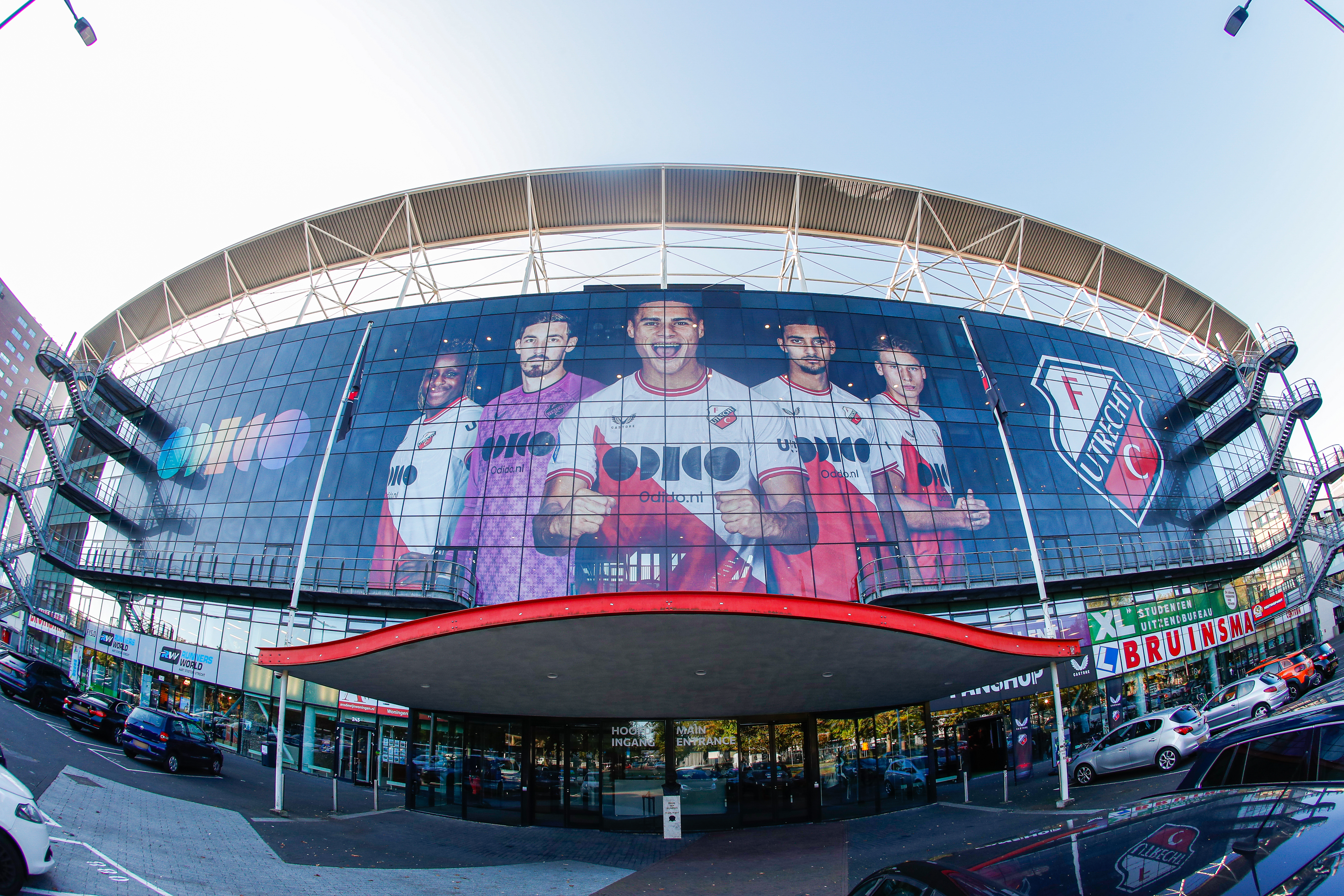 Stadion Galgenwaard decor USV Hercules – Ajax