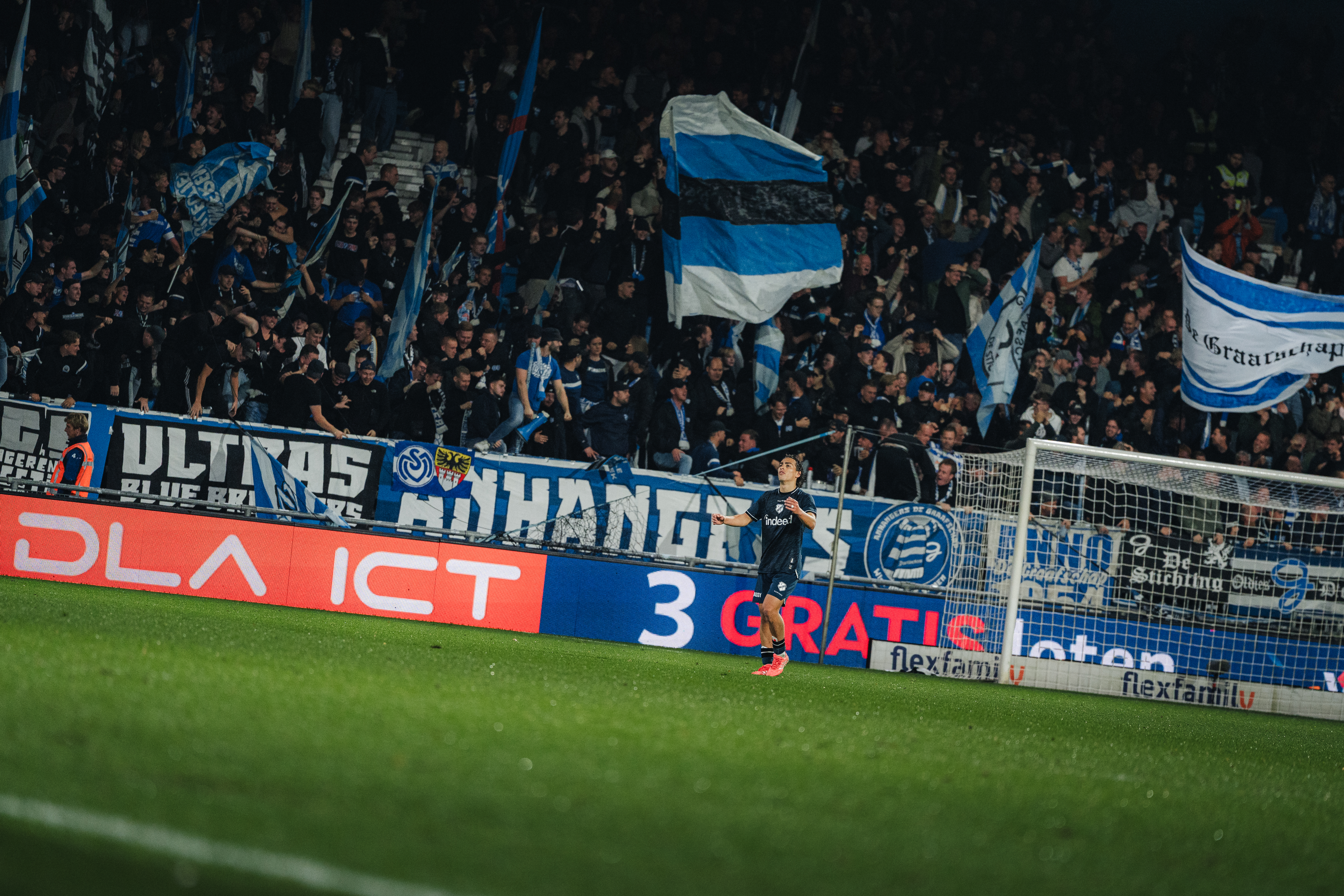 Jong FC Utrecht verliest nipt bij De Graafschap
