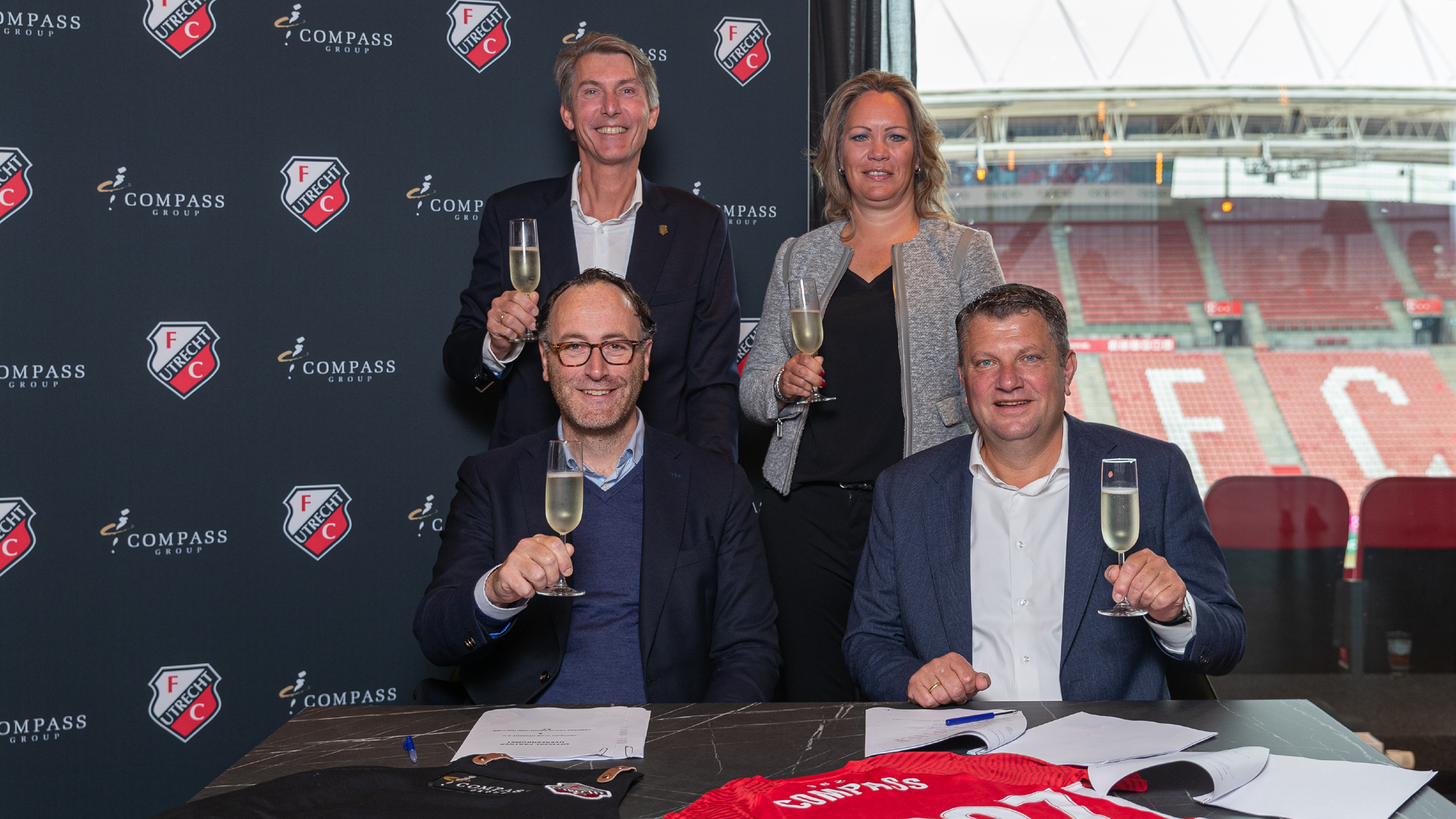 FC Utrecht sluit meerjarig partnership met Compass Group