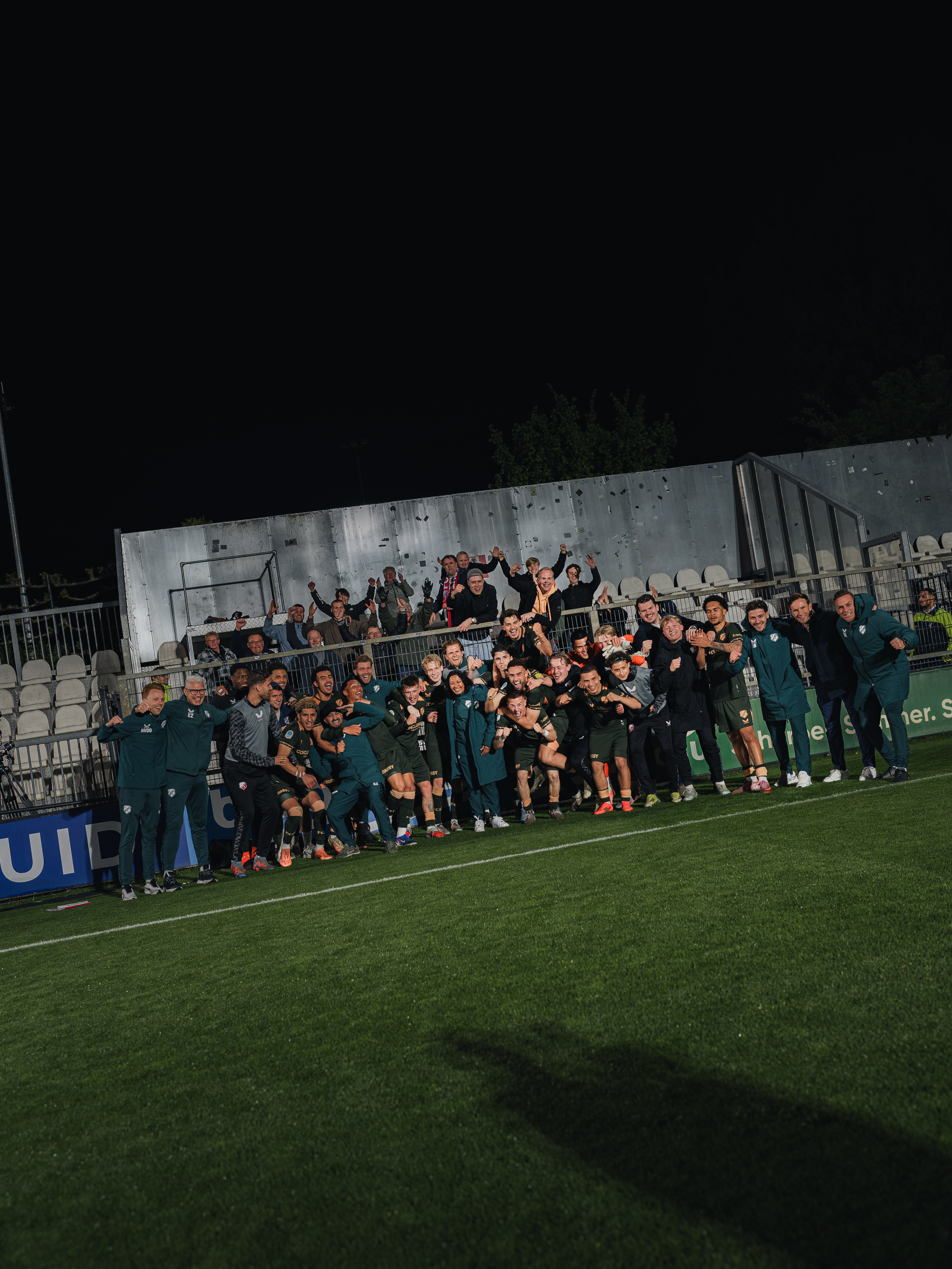 Jong FC Utrecht sluit historisch seizoen winnend af