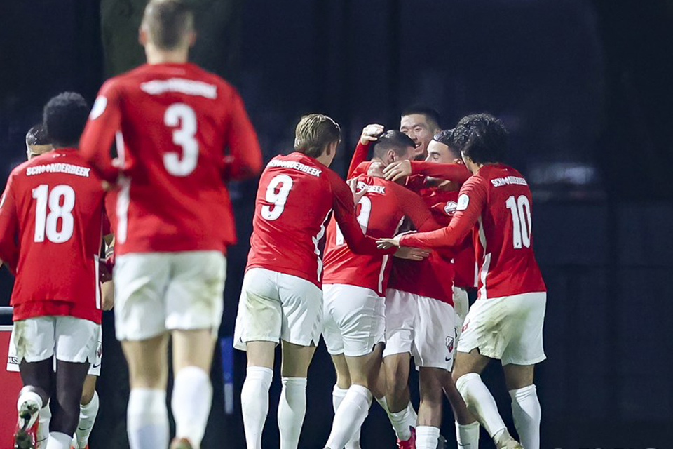 Jong FC Utrecht boekt vijfde overwinning
