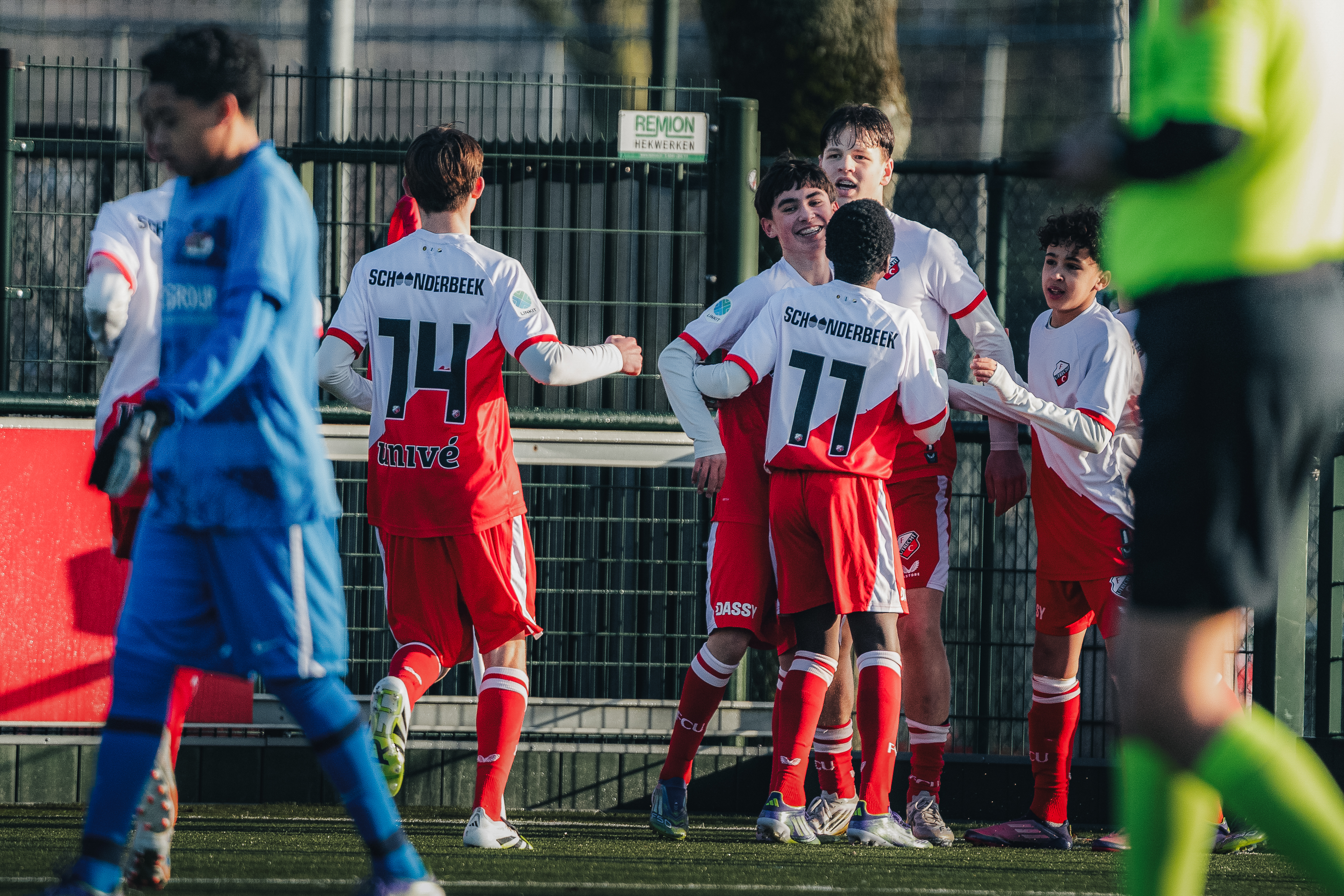 Wedstrijd van de Week: FC Utrecht O14 oppermachtig tegen AZ O14