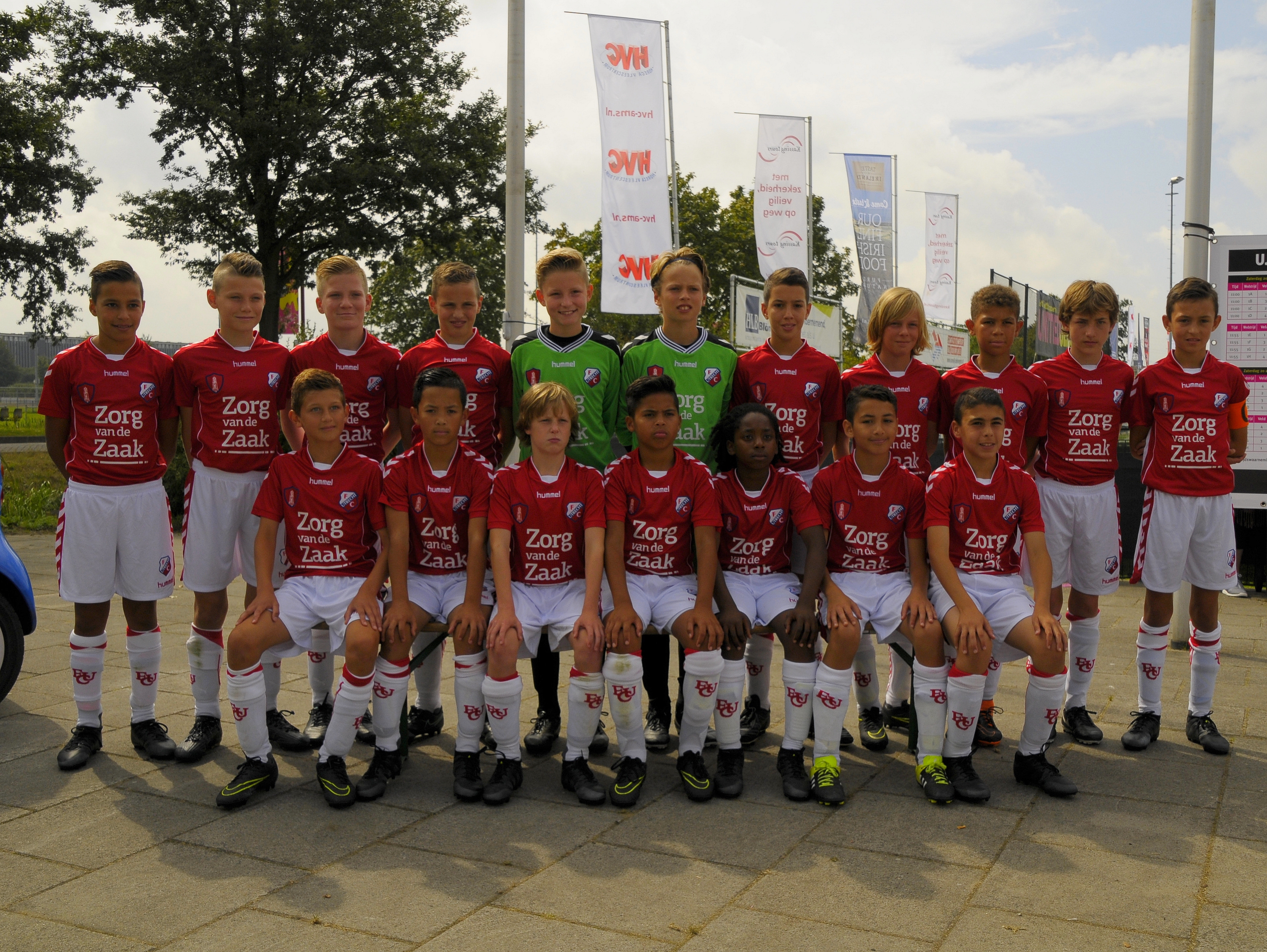 FC Utrecht O13 speelt dominante wedstrijd