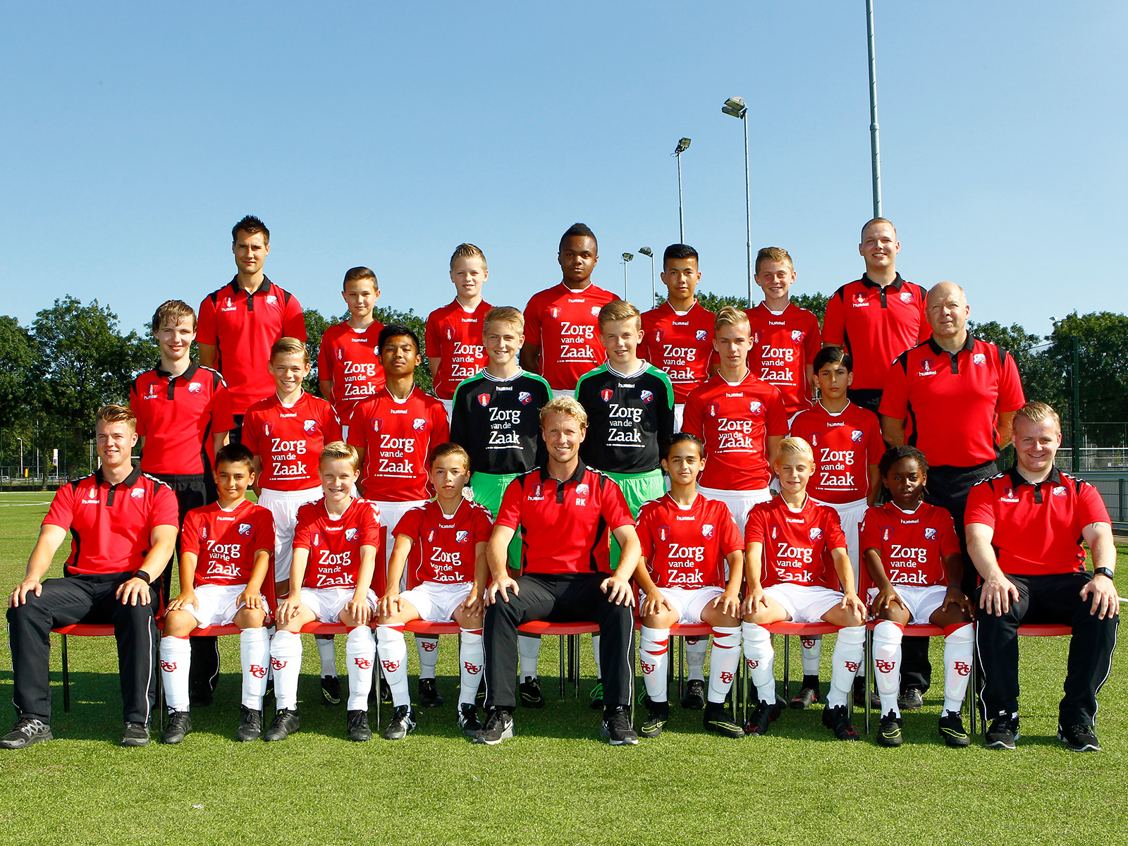 FC Utrecht O14 wederom Team van de Maand