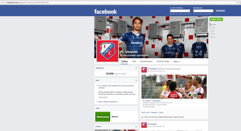 Dertigduizend duimen omhoog voor FC Utrecht