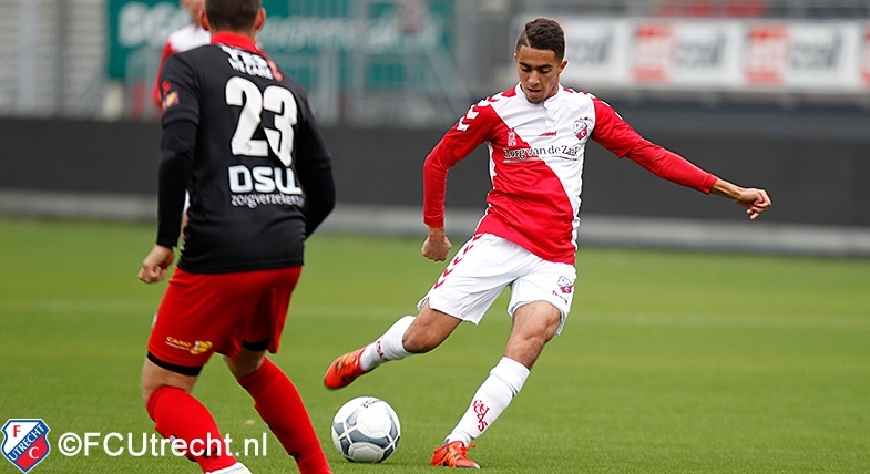 Jong FC Utrecht komt tekort in Kralingen