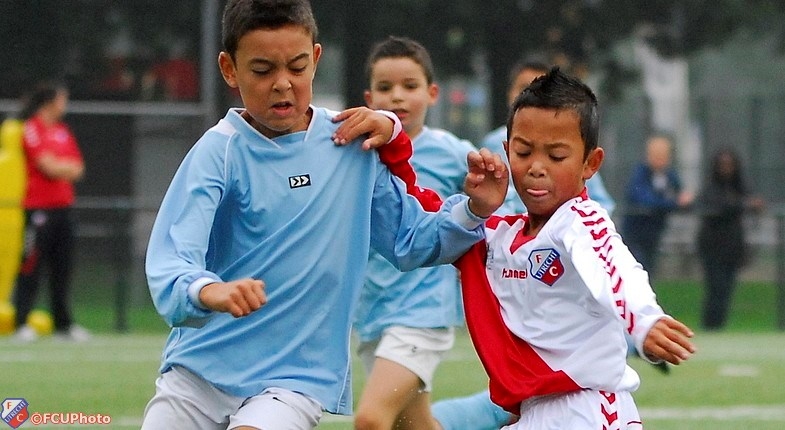 FC Utrecht O11 speelt voorwedstrijd