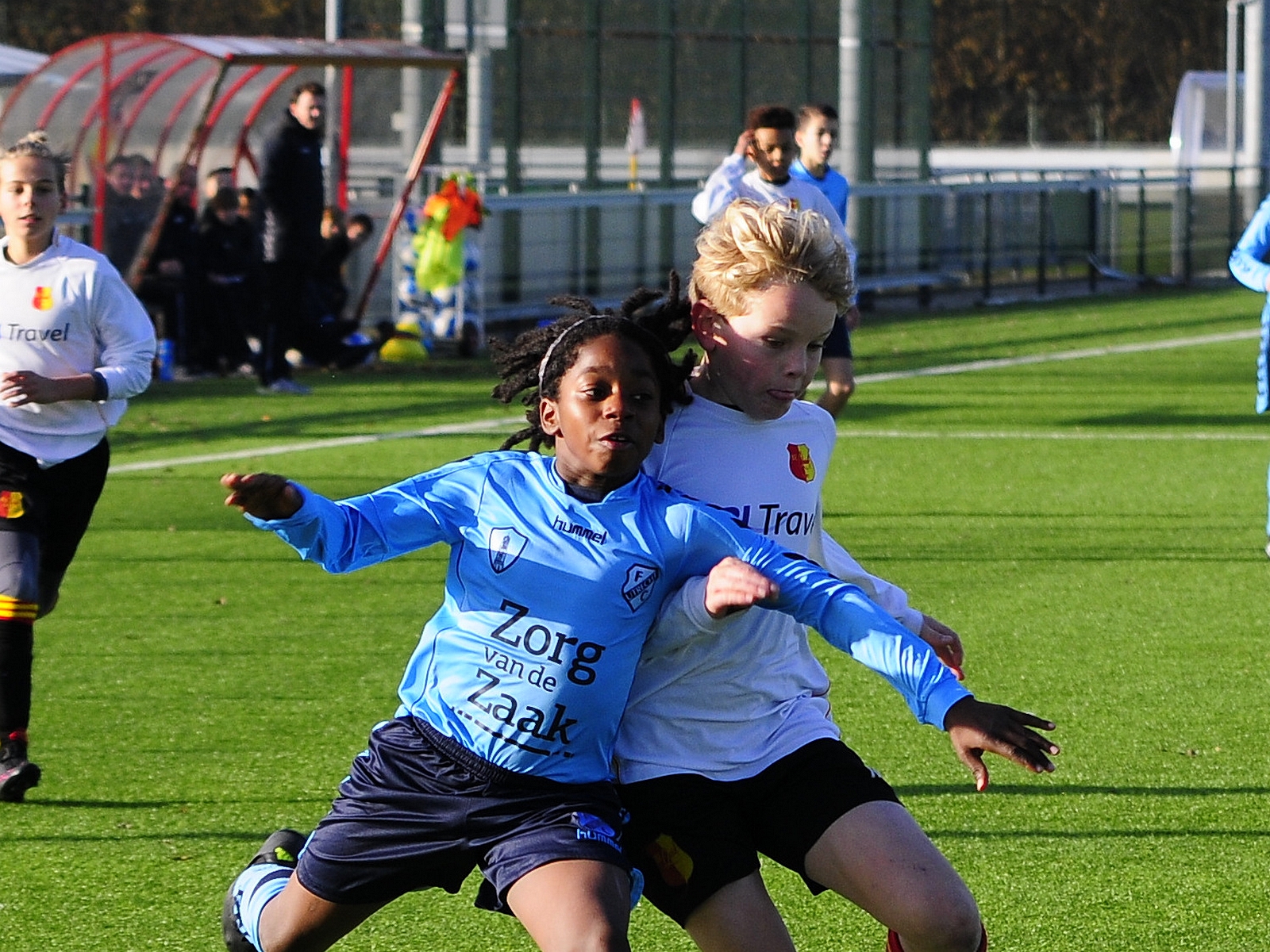 FC Utrecht O13 trekt aan het langste eind