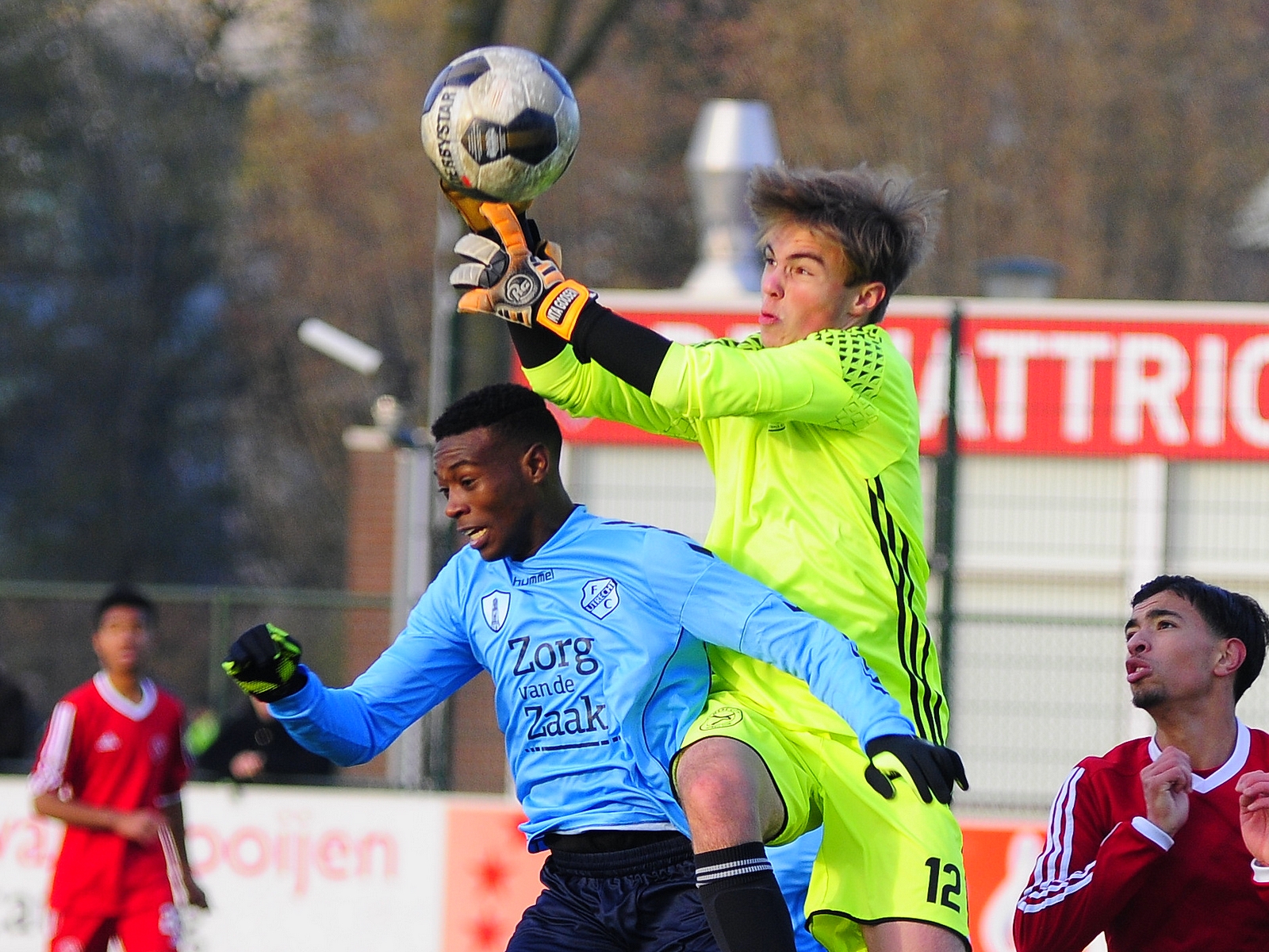 Spannend duel bij FC Utrecht O16