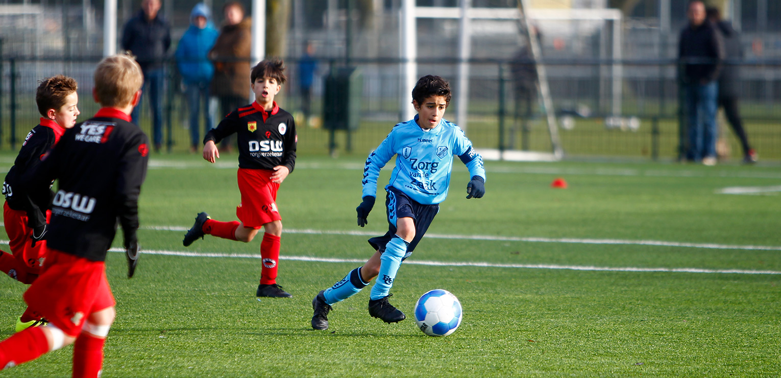 FC Utrecht O11 komt steeds meer aan voetballen toe