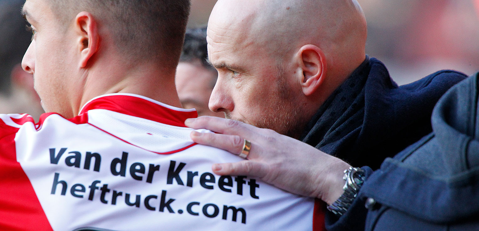 Van der Kreeft Heftruck.com achterop shirt FC Utrecht
