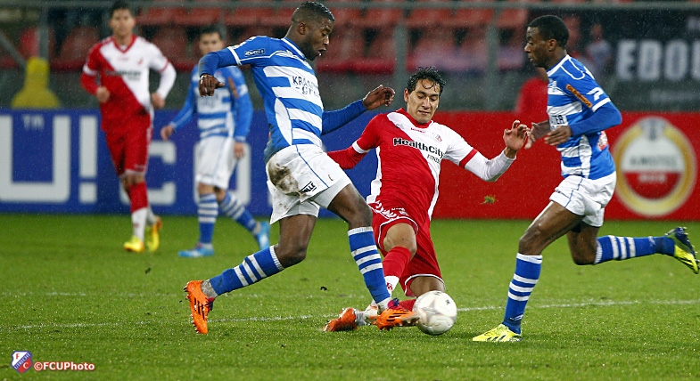 FC Utrecht geeft voorsprong uit handen na rode kaart