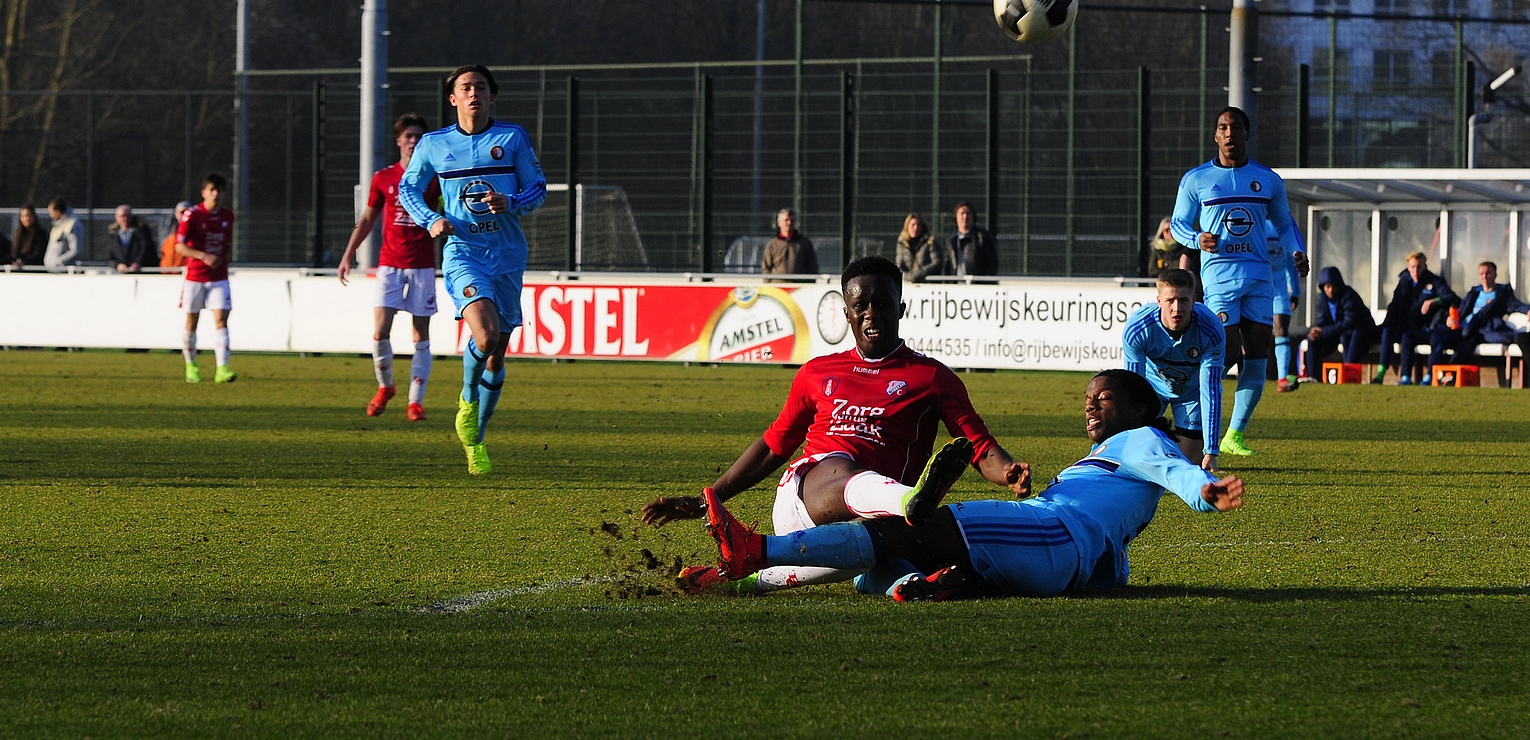 "Jong" FC Utrecht O19 pakt een meer dan verdiend punt