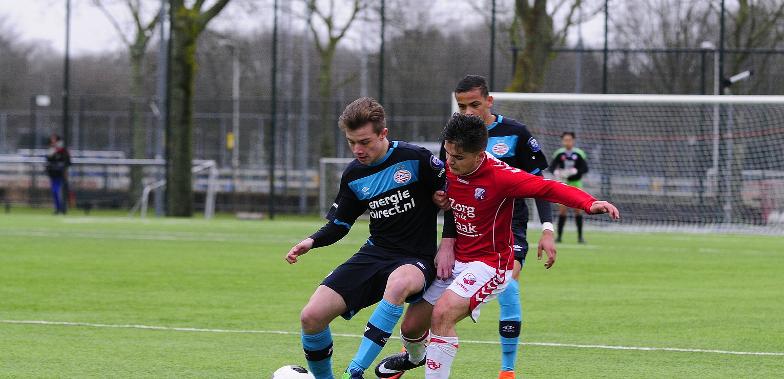 FC Utrecht O15 een sterk verdedigend collectief
