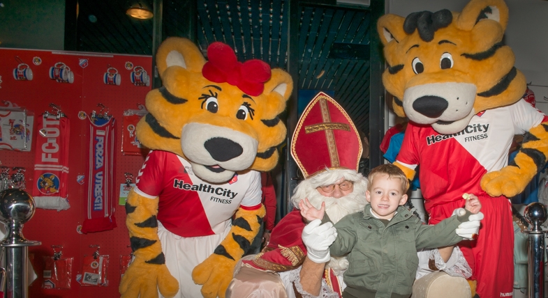 Meer dan 300 Junior Tigers op sinterklaasfeest