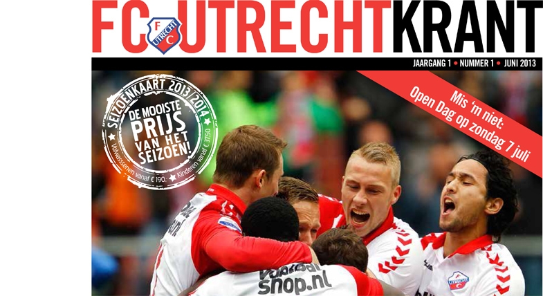 De FC Utrecht Krant bij u op de mat