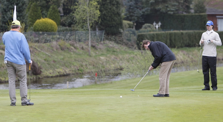 Van Veen en Van Hanegem bij FC Utrecht Golfdag