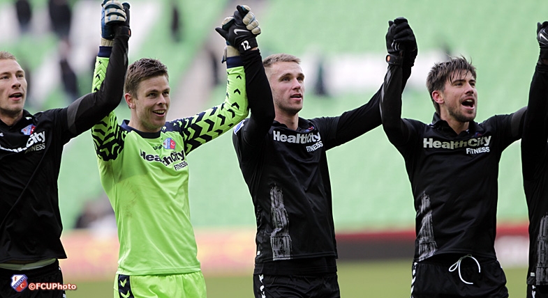 Steun FC Utrecht in Alkmaar