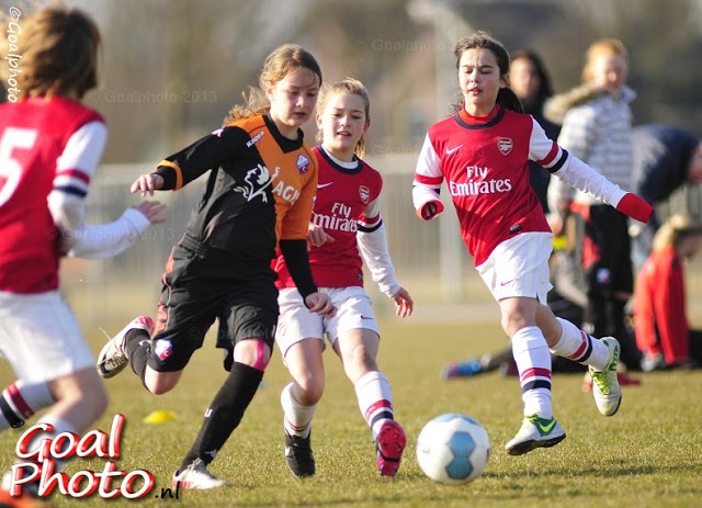 FCU Girls Academy ervaring rijker tegen Arsenal